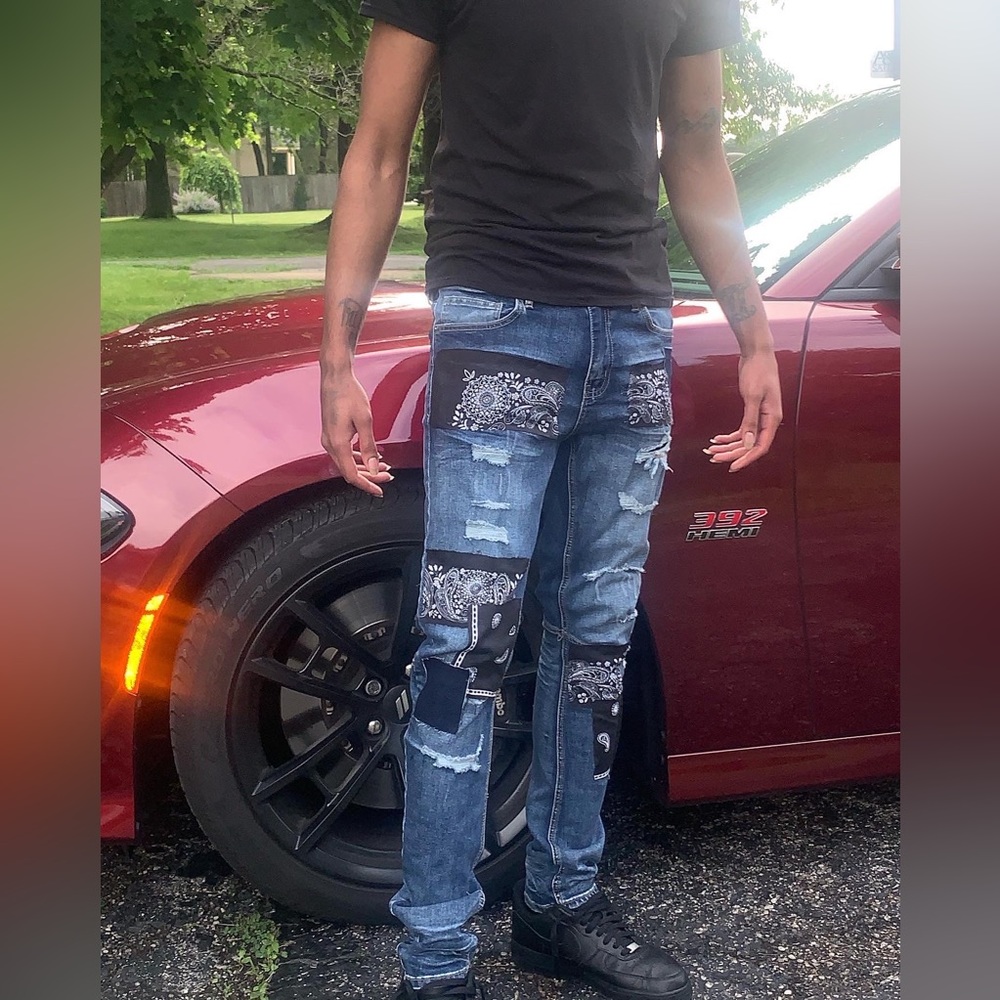 “Asian Americano” HandPatched Pants